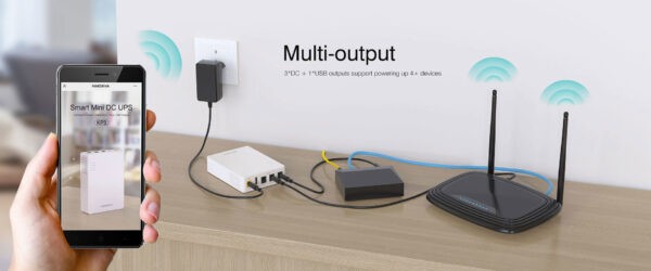 MARSRIVA KP3 10000mAh Smart Mini DC UPS for Router - Image 2